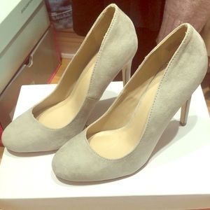 Tan suede heels - JustFab